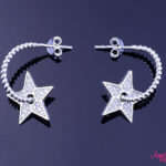 Cercei Star light din argint-0