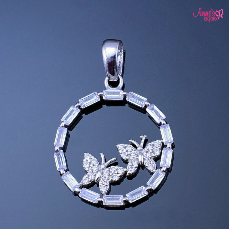 Pandantiv Butterflies din argint-0