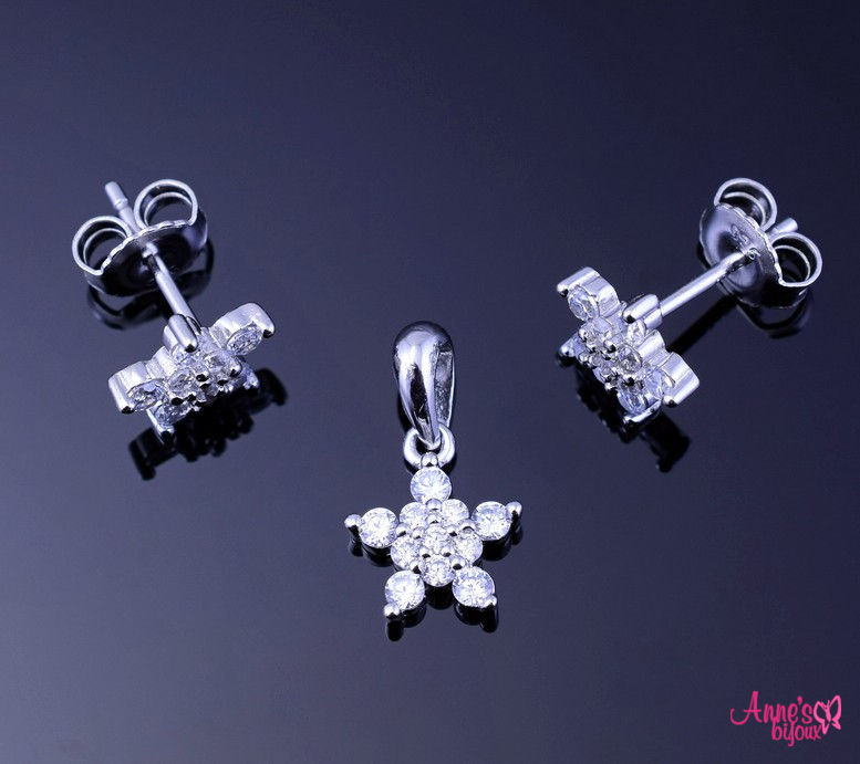 Set Sunshine din argint cu zirconiu-0