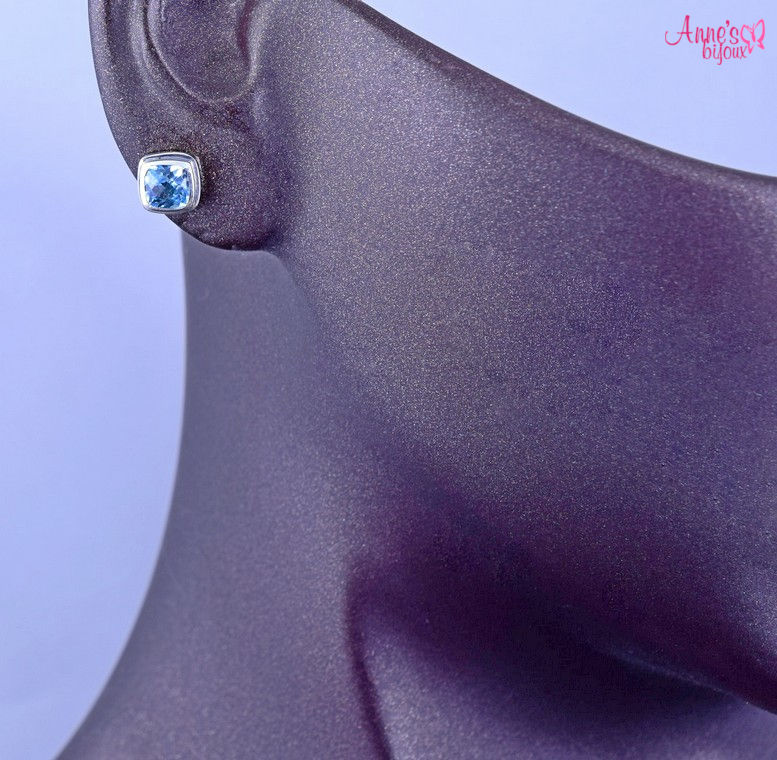 Cercei Hadise din argint cu topaz-14983